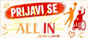 POZIV NA UPIS U SPORTSKE PROGRAME „ALL IN Sport- Zajedno u pokretu“