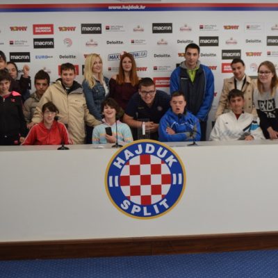 Naši korisnici s volonterima posjetili stadion Poljud