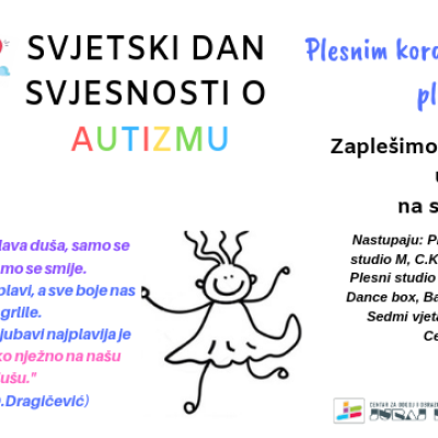 Svjetski dan svjesnosti o autizmu – plesnim koracima upotpunimo plavi dan
