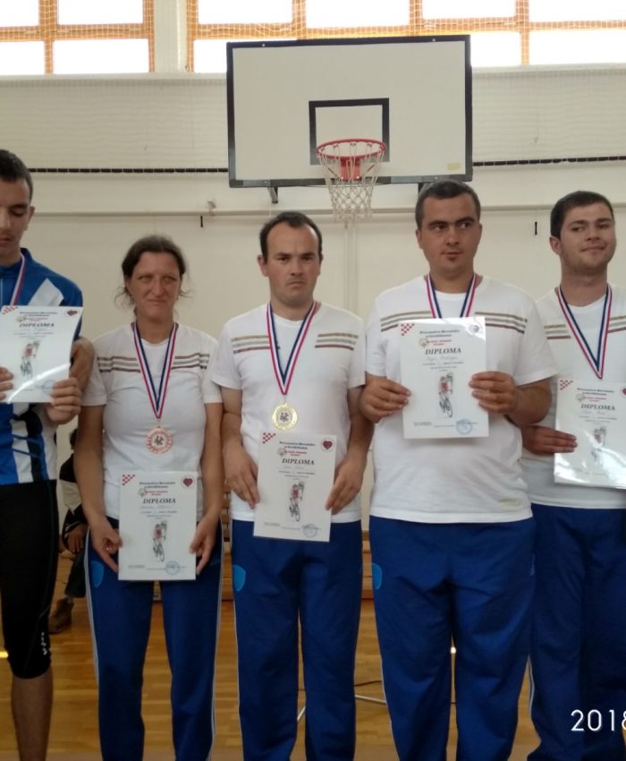 9. Prvenstvo Hrvatske u biciklizmu za osobe s IT u Vrlici